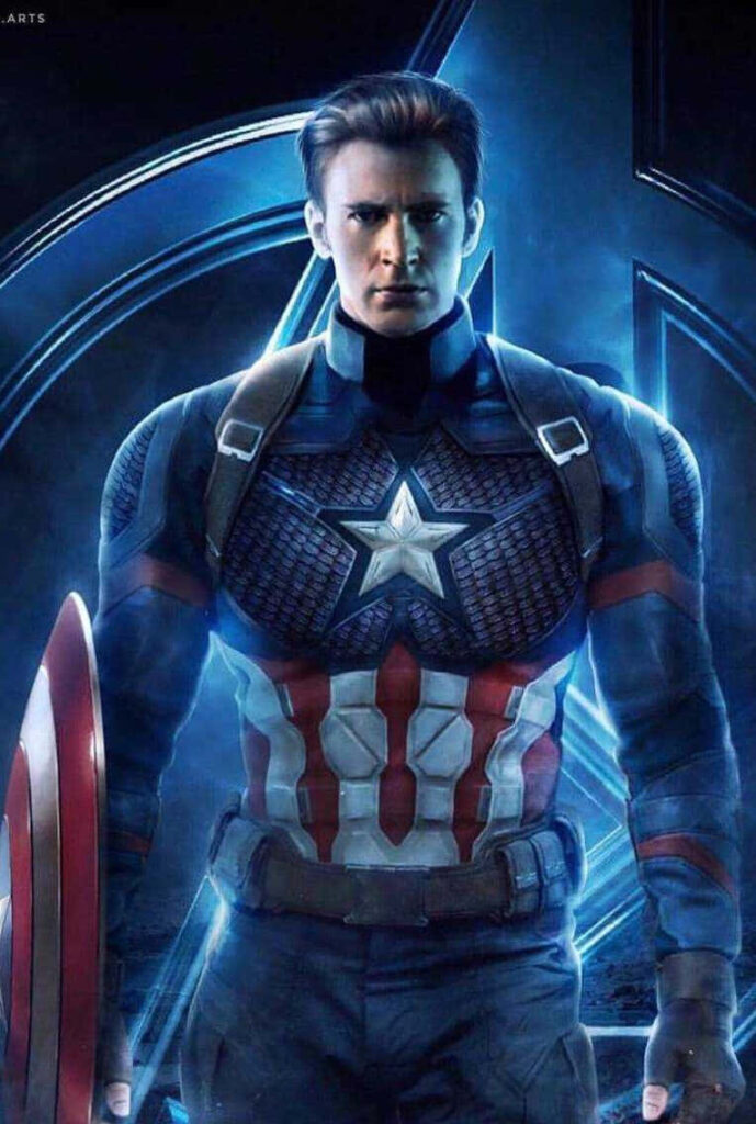 Marvelous Android: Reinventing Captain America with State-of-the-Art Design in Background Picture Wallpaper