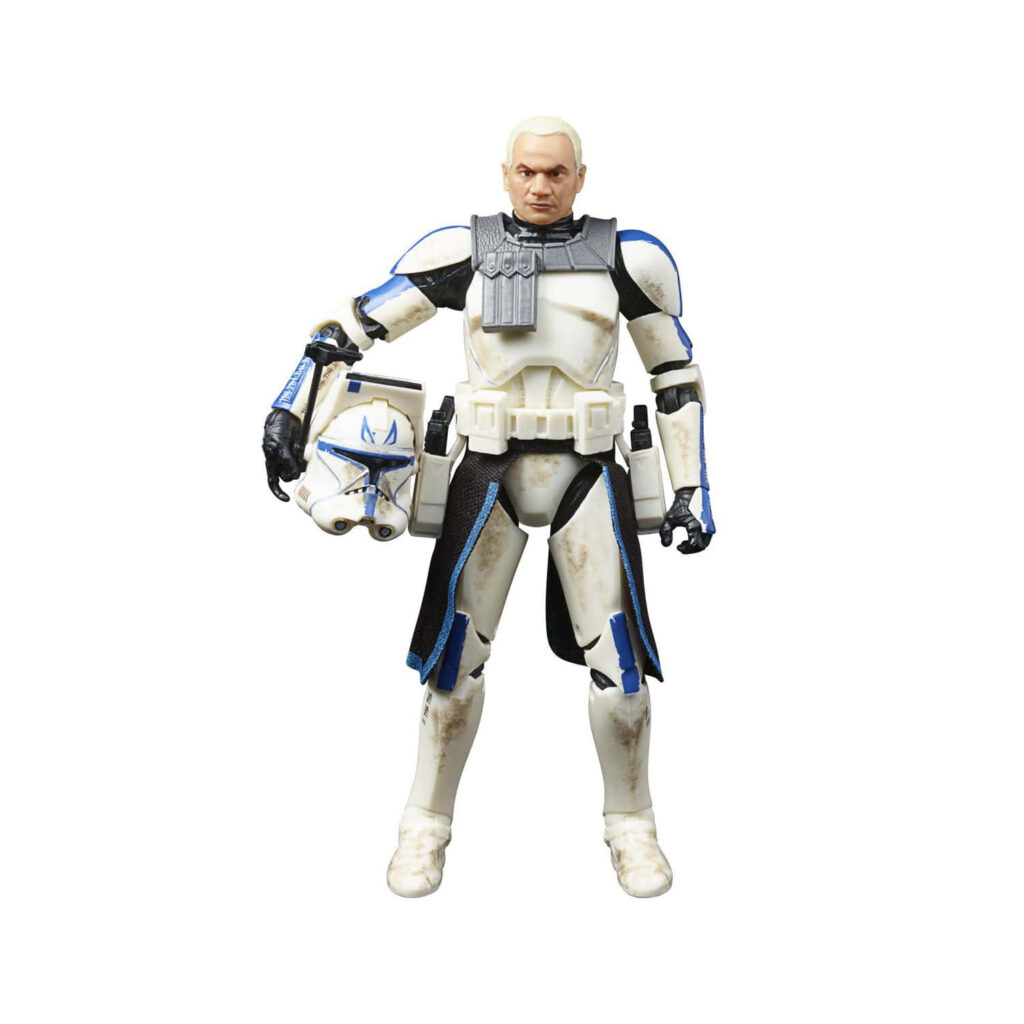 Captain Rex Action Figure Wallpaper: Battle-Worn Armor from Clone Wars