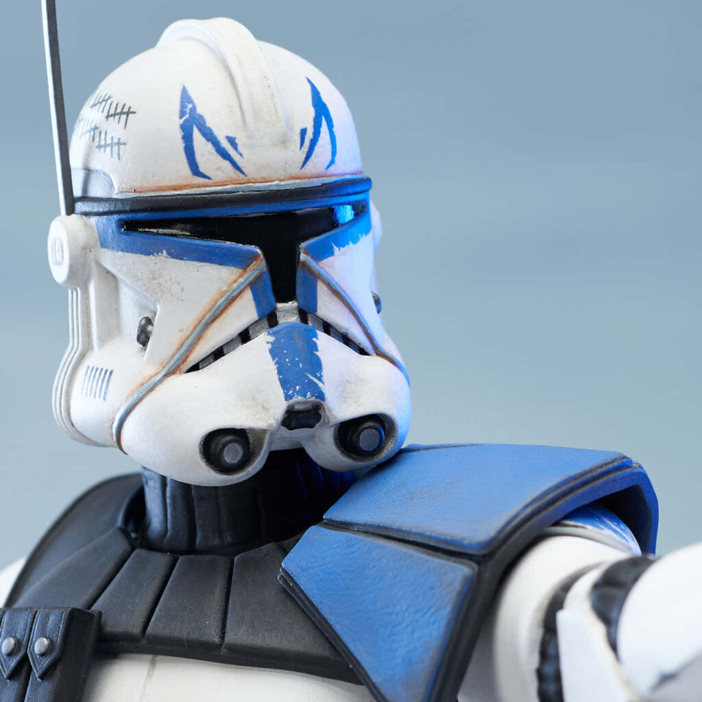 Close-Up of Captain Rex's Iconic Helmet Wallpaper - Star Wars