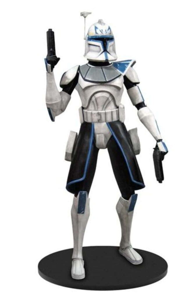 Captain Rex Wallpaper: Iconic Clone Trooper Figurine Design