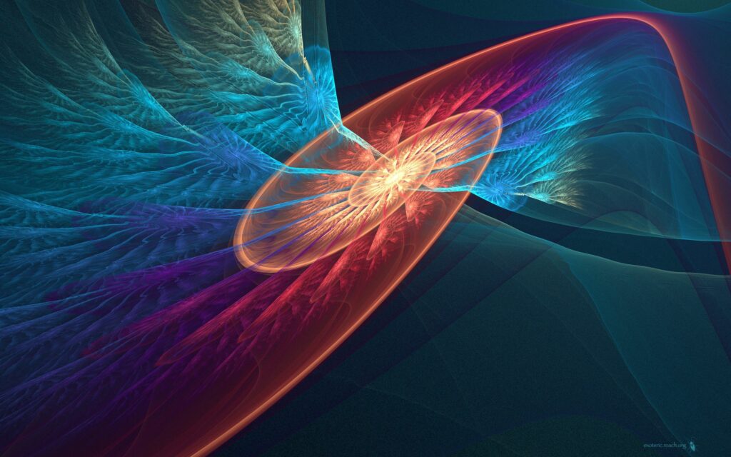 Dynamic Abstract Wallpaper: Vibrant Lines & Light in 2560x1600