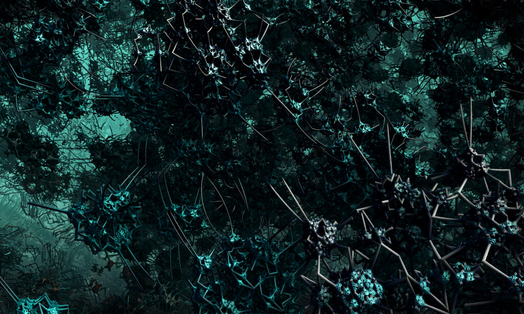 Intricate 3D Fractal Wallpaper - Captivating Patterns & Colors