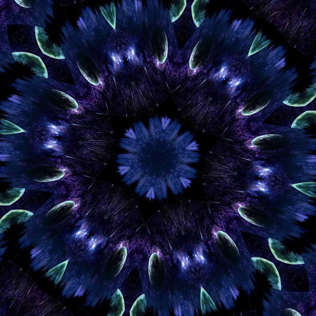 Stunning Blue Abstract Wallpaper - Intricate Design & Depth
