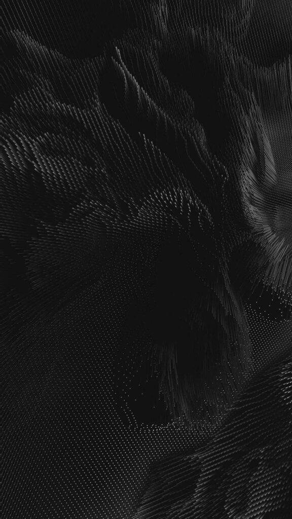 Mystical Portal into the Cosmos: Striking Dark Matter Abstract in Subtle Shades - Apple iPhone X Backdrop Wallpaper