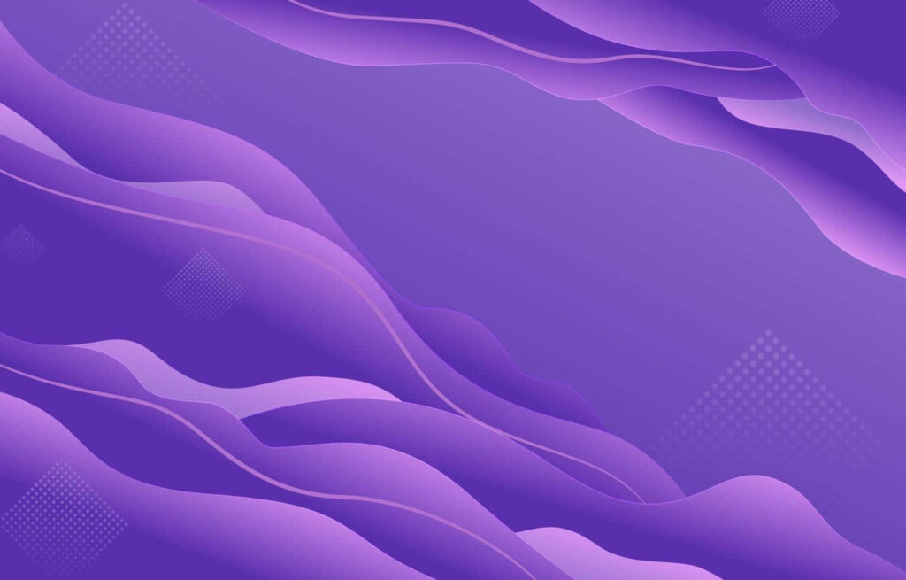 Abstract Lilac & Purple Waves Wallpaper - Soothing Background Design
