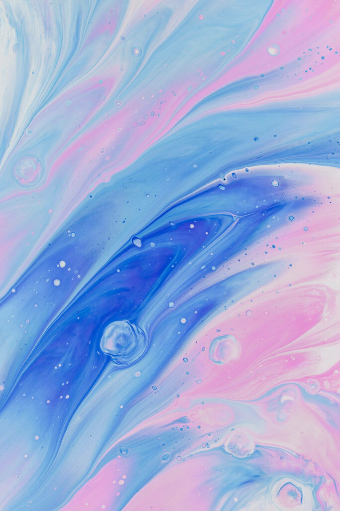 Colorful Abstract Digital Illustration: A Stunning Wallpaper for iOS 16
