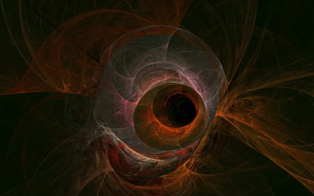 Mesmerizing Abstract Smoke Wallpaper: Ethereal Light & Dark Background