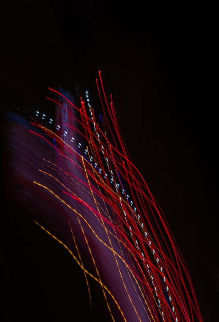Captivating Abstract Wallpaper: Long Exposure Design in Vibrant Colors
