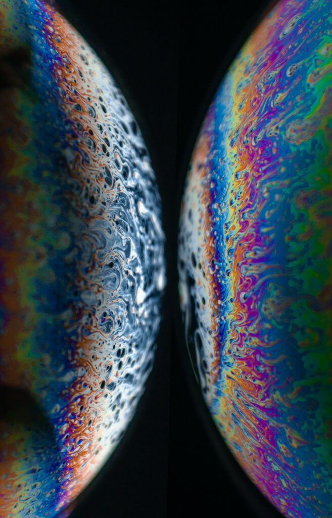 Vibrant Abstract Liquid Paint Wallpaper - Mesmerizing Background Design