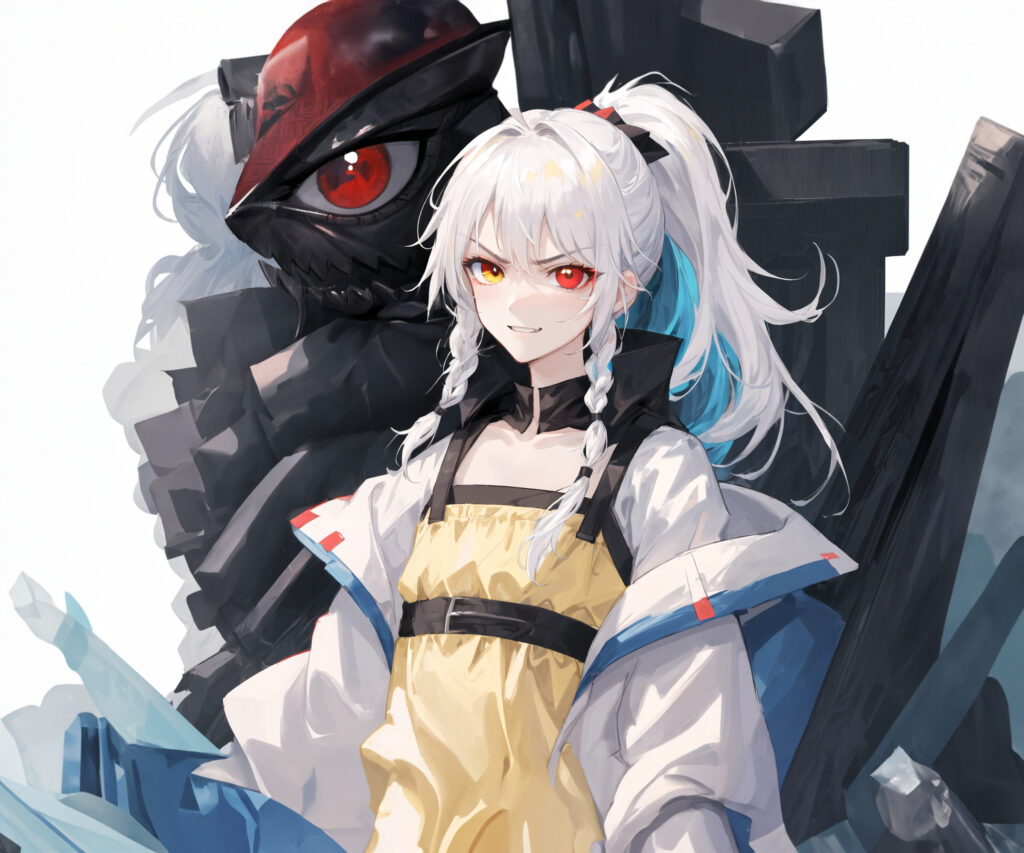 Captivating Girl with Heterochromia - Dynamic Anime Wallpaper