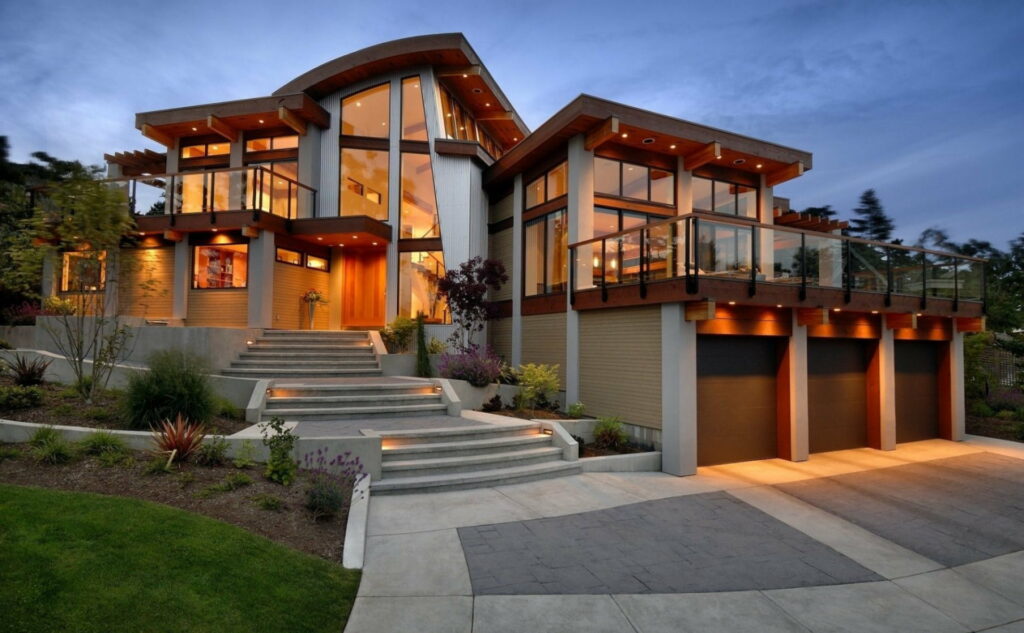 Aesthetic Marvels: Glorious Architectural House Gems in HD Wallpaper