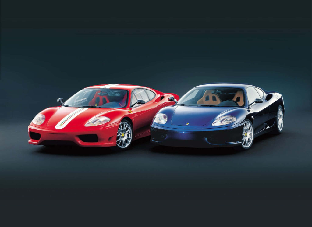 Exquisite Italian Masterpiece: Captivating High-Resolution Snapshot of the Astonishing Ferrari 360 Modena, Dazzling the Open Road with Luxurious Elegance and Untamed Power. A Mesmerizing Tribute to Exemplary Italian Engineering. Wallpaper