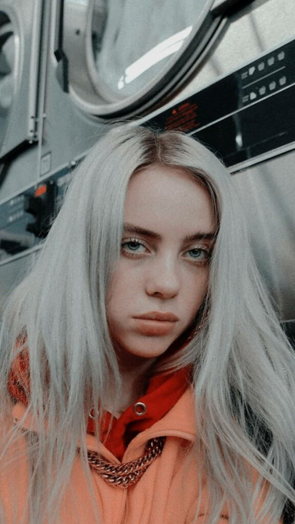 Billie Eilish Wallpaper: Captivating Background of Grammy Winner