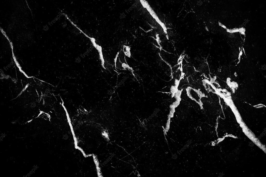 Elegant Noir: The Captivating 4K Black Marble Texture Wallpaper
