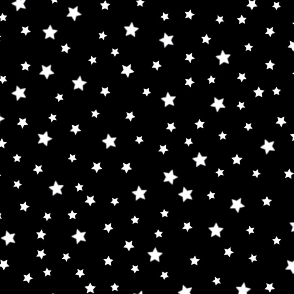 Captivating Black and White Star Wallpaper - Celestial Design