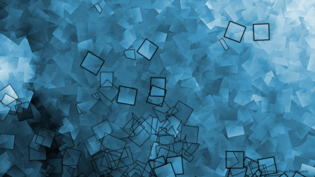 Captivating Blue Geometric Abstract Wallpaper - Elegant Background Design