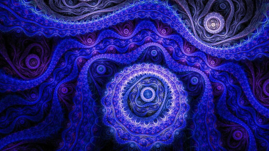 Captivating Blue & Purple Abstract Wallpaper | 1920x1080 Background