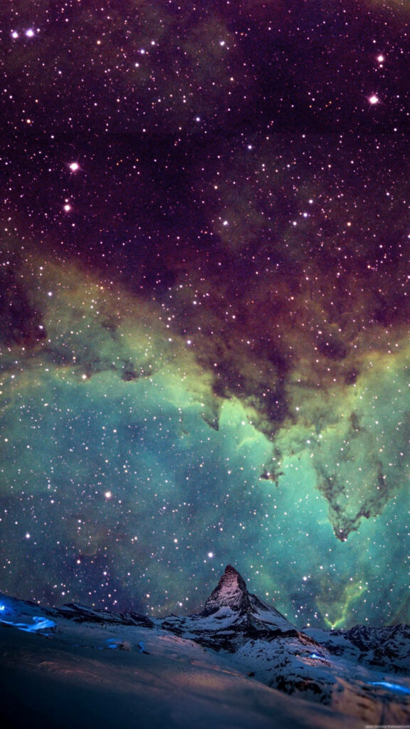 Capturing the Enigmatic Milky Way Galaxy through a Galaxy Phone: An Alluring Background Snapshot Wallpaper