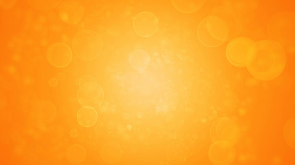 Captivating Central Orange Gradient with Elegant Bokeh Circles: Perfect Background for Eye-catching Youtube Thumbnails Wallpaper