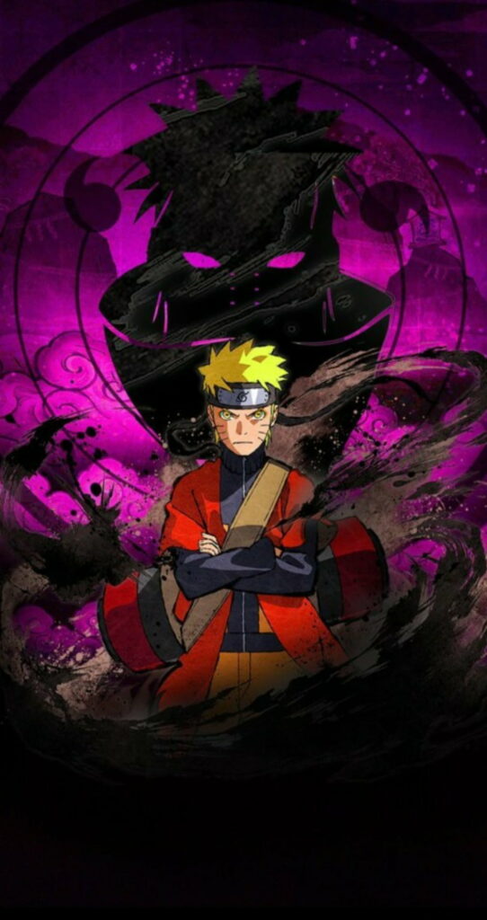 The Legendary Rivalry: Naruto vs. Pain - Akatsuki's Pursuit Wallpaper