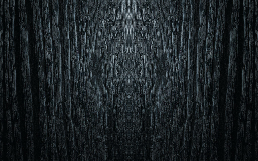 Captivating Close-up: Exploring the Intricate Textures of Black Wood Wallpaper