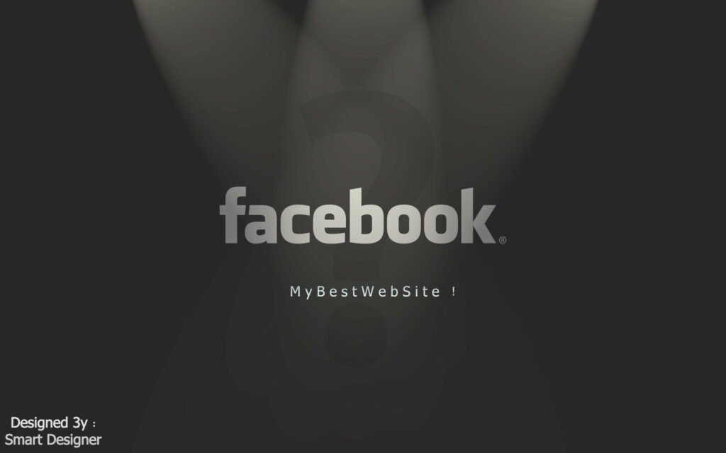 FaceBook: Unleashing the Coolness of Social Networking- QHD Wallpaper Logo