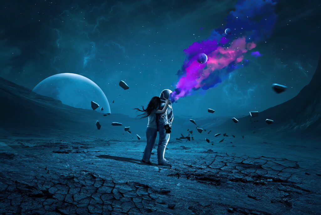 Interstellar Cataclysm: High-Def Wallpaper of Space Adventure