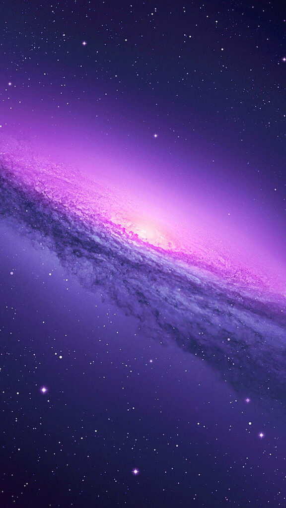 Cosmic Majesty: Vibrant Iphone 6s Live Background Showcasing a Lavish Galactic Core Amidst Interstellar Vistas Wallpaper