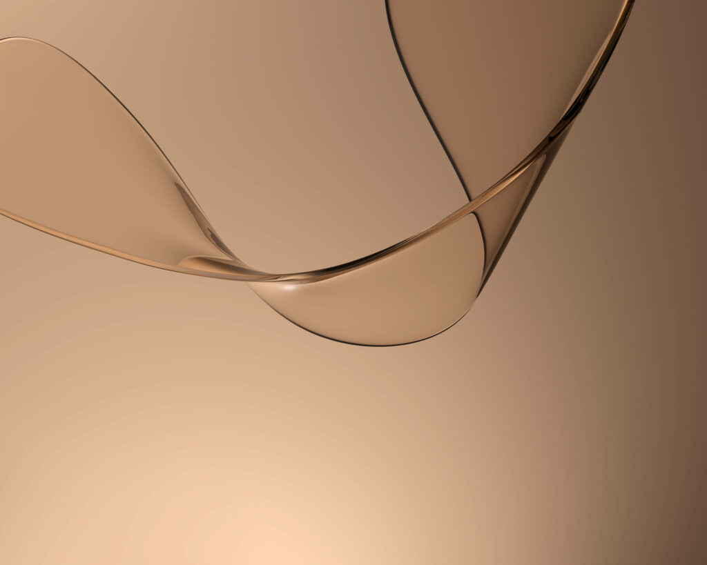 Captivating curves and abstract hues: Huawei MediaPad M5 Brown Wallpaper