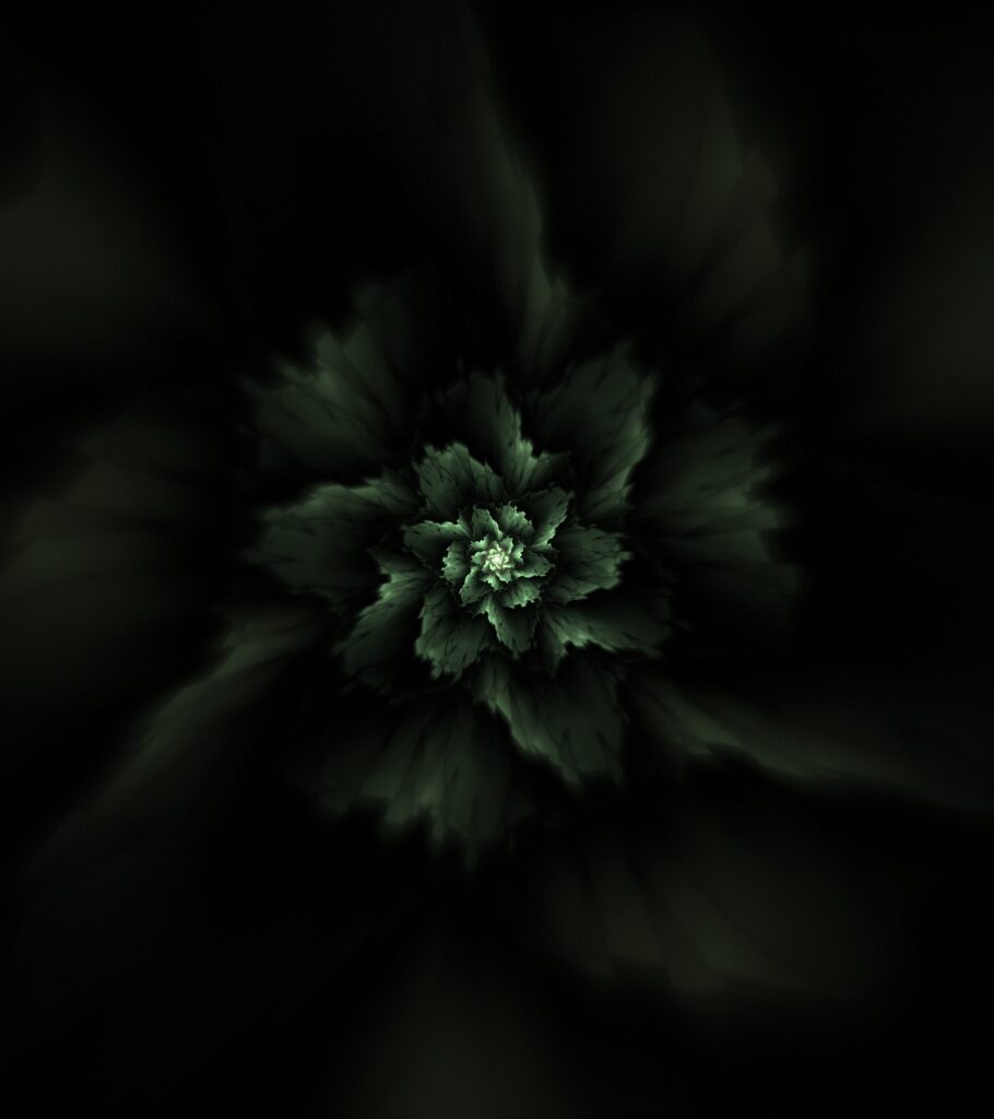 Captivating Dark Fractal Wallpaper: Mesmerizing Intricate Background