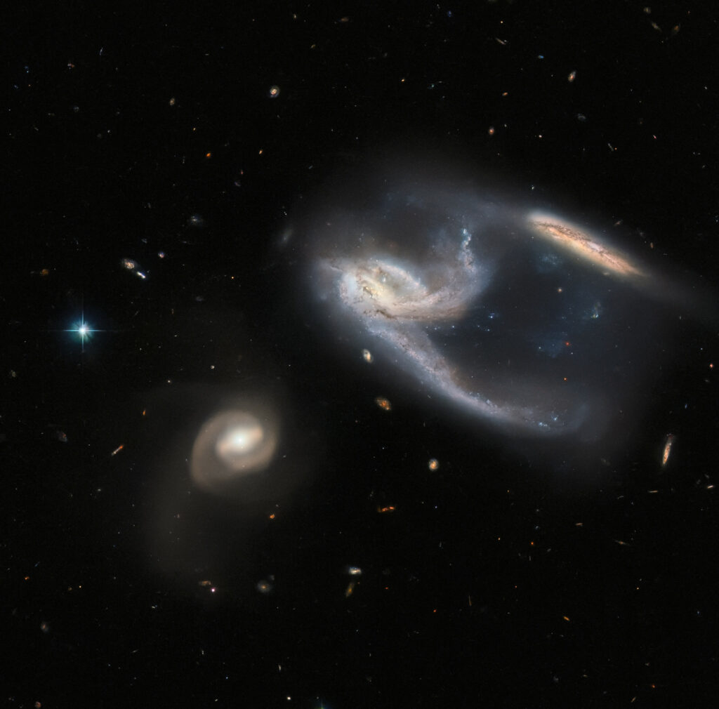 Stunning Deep Space Wallpaper: Swirling Galaxies & Luminous Nebula
