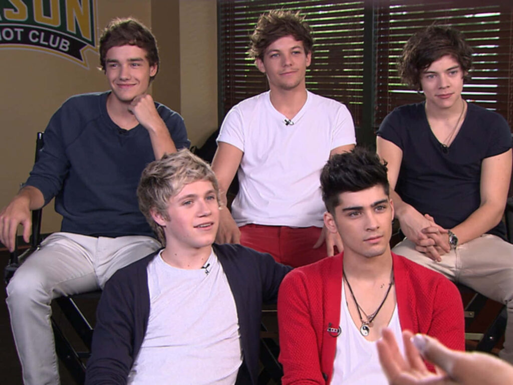 One Direction: Singers Interview Background Wallpaper