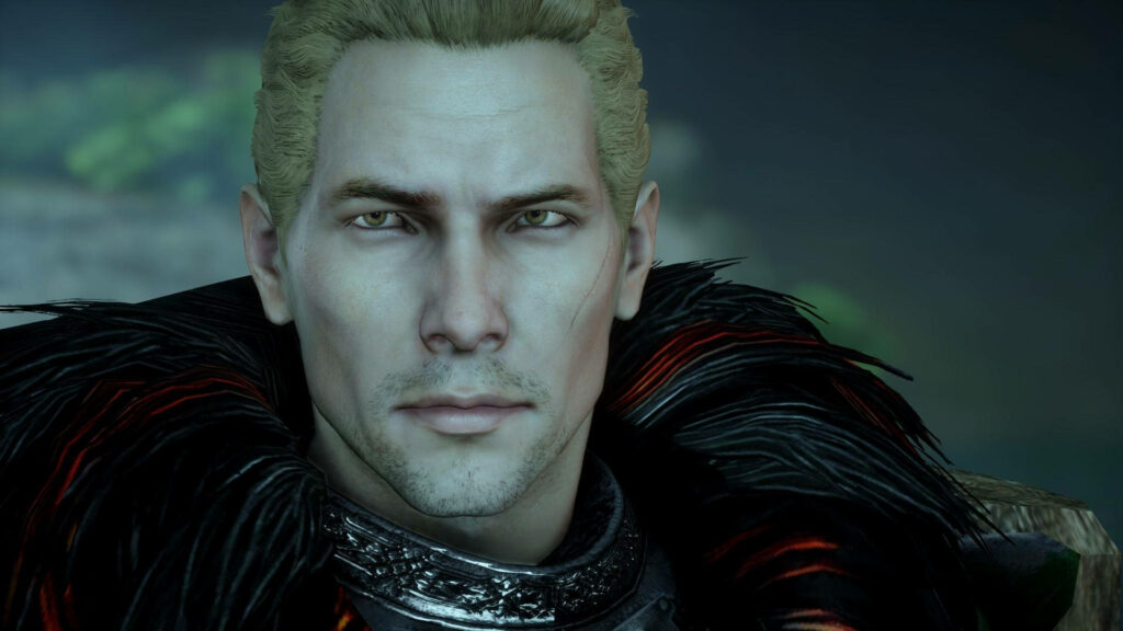 Cullen Rutherford: The Valiant Templar Warrior - A Majestic Inquisition Wallpaper from the Enthralling Dragon Age Series