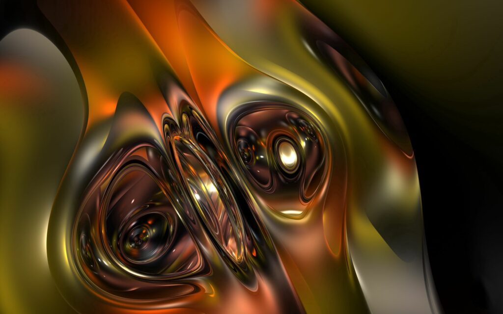 Captivating Abstract Gold & Bronze Wallpaper - 1920x1200 Background