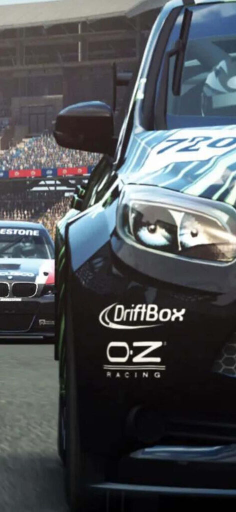 Speeding Through the Grid: A Captivating Snapshot of Driftbox OZ Racing in Grid Autosport Wallpaper