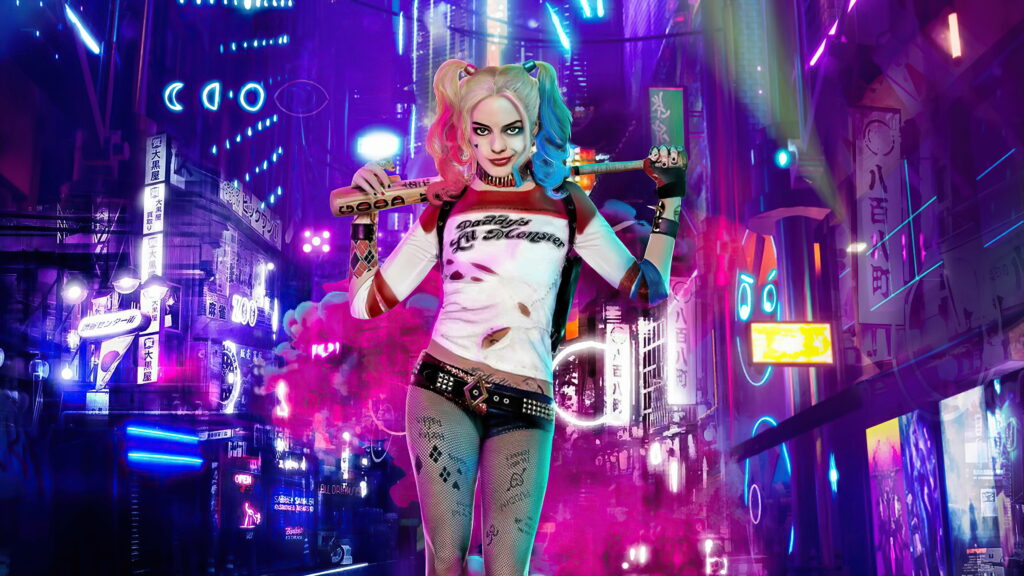 Revamped Harley Quinn Unveiled: A Stunning Superhero Artwork by a Talented Artist on ArtStation Wallpaper