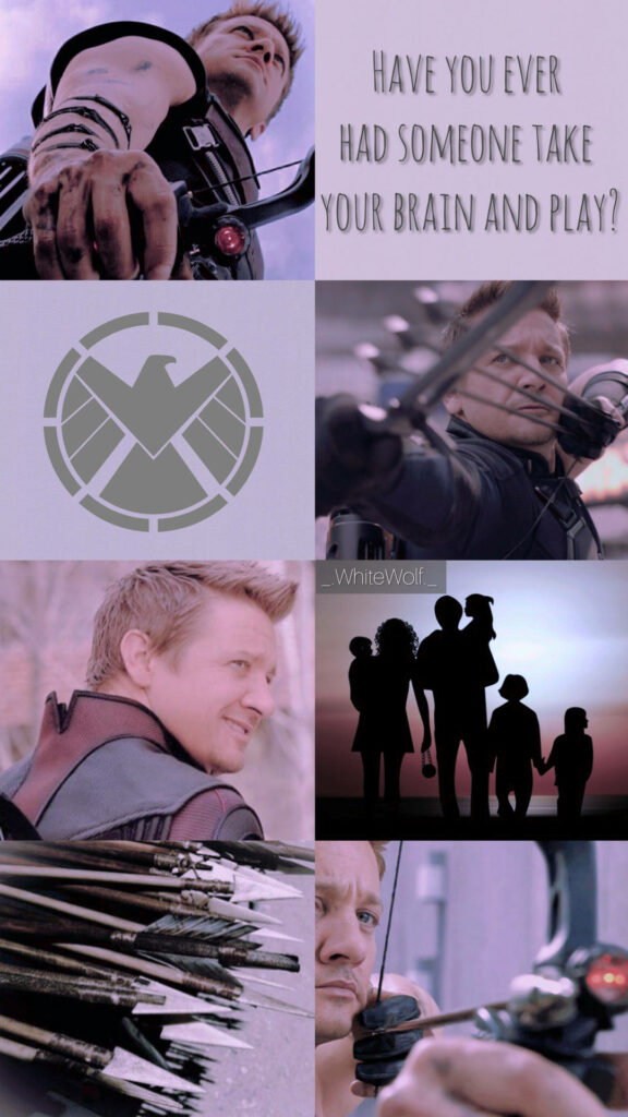 Stunning Hawkeye Collage Wallpaper: Iconic Archer Moments & Quote