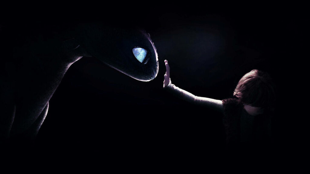 Captivating Hiccup & Toothless Wallpaper | Dragon Bond Background
