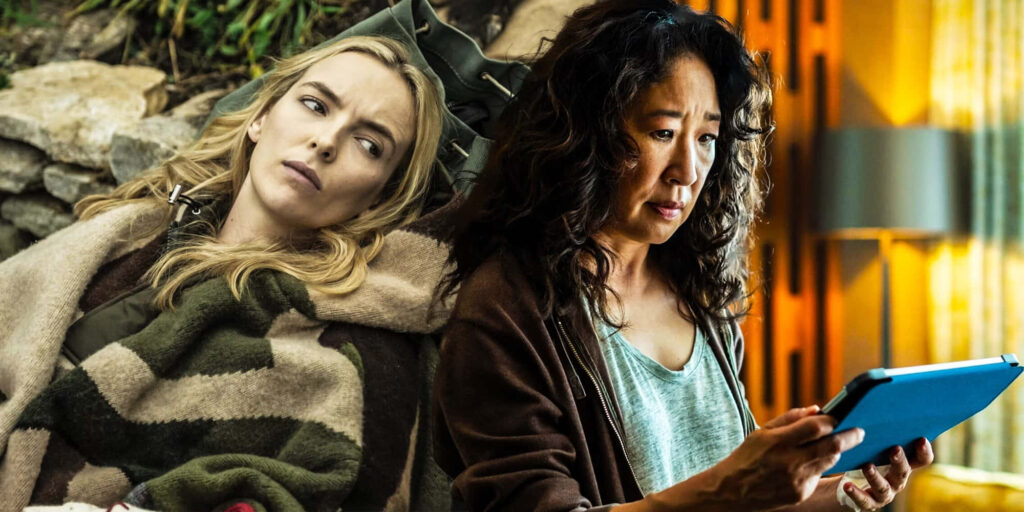 Killing Eve Wallpaper: Villanelle & Eve's Intense Connection