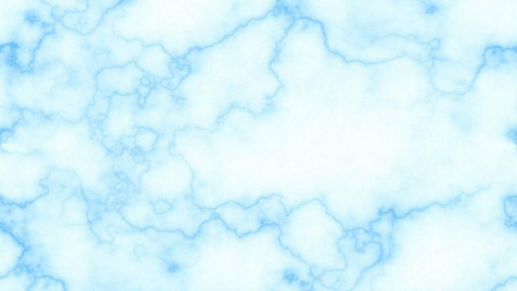 Light blue and white marble wallpaper with delicate veins for modern minimalist decor background