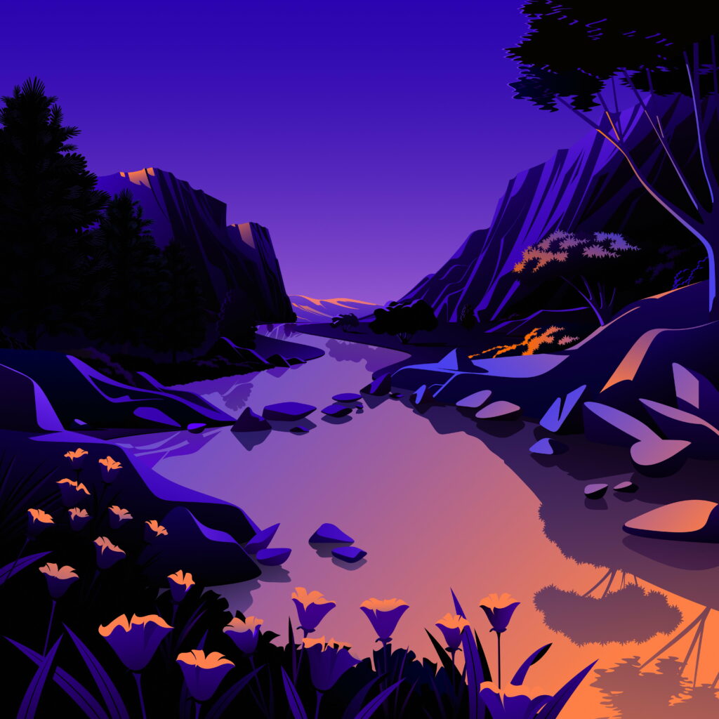 Soothing Coastal Vibes: HD Wallpaper for Macbook featuring Mac OS X Big Sur