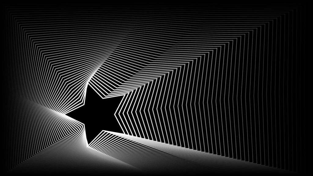 Modern Monochrome Wallpaper: Abstract Geometric Design Background