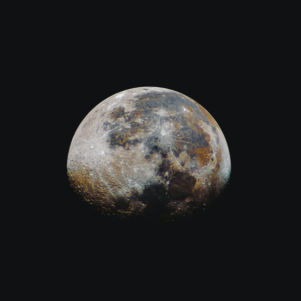 Stunning Moon Wallpaper: Craters and Textures in Space Background