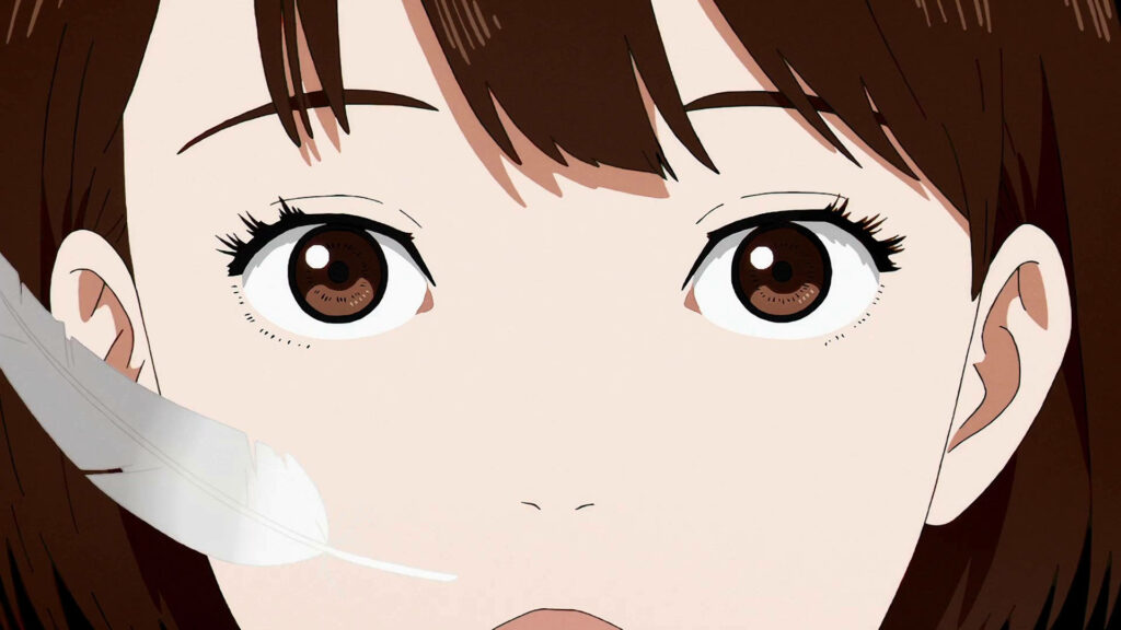 Expressive Nozomi Wallpaper: Mystery & Introspection in Focus