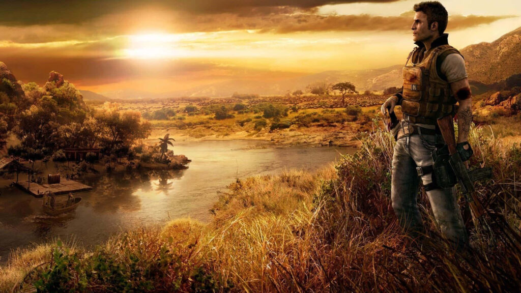 Far Cry 4 Protagonist Ajay Ghale in Himalayan Landscape - Action Adventure Game Scene Wallpaper