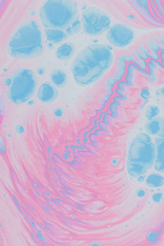 Abstract Pink and Blue Wallpaper - Fluid Textured Background