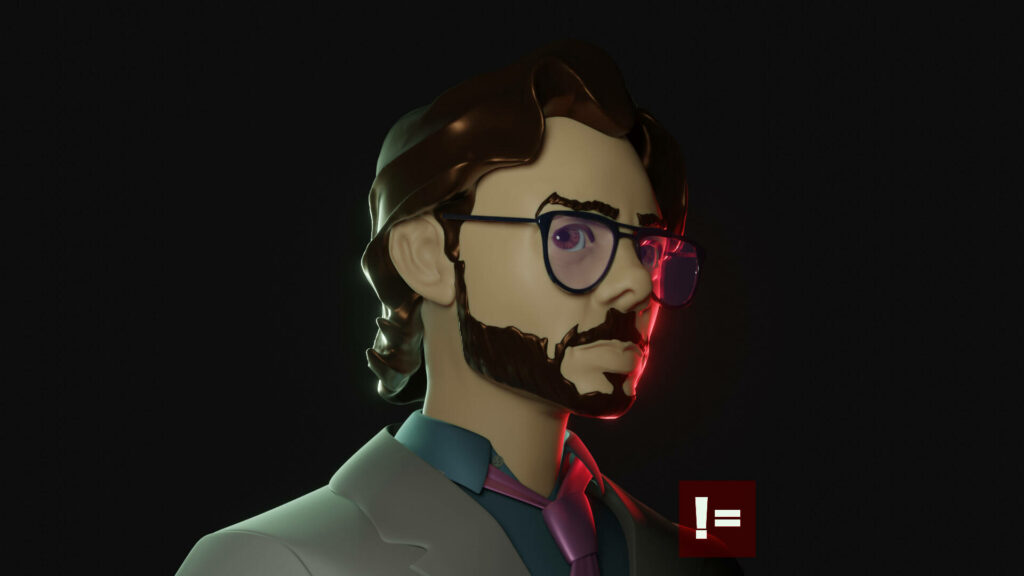 Captivating Digital Art: An Epic Portrait of Money Heist's Professor, Exquisitely Immortalizing His Remarkable Persona Wallpaper
