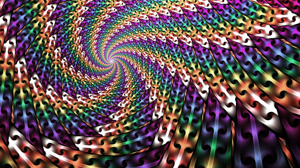 Mesmerizing Rainbow Spiral Wallpaper - 4800x2700 Abstract Background