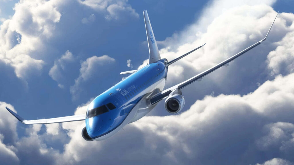 Lifelike Adventure: Microsoft Flight Simulator unveils the endless horizons of skies and clouds Wallpaper