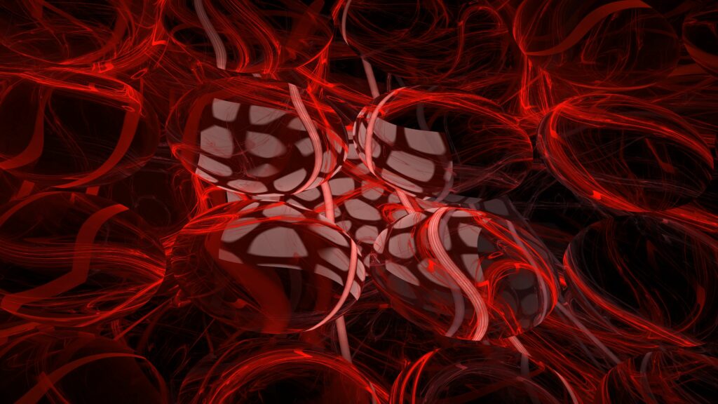 Captivating Abstract Red Wallpaper: 3840x2160 Dynamic Design